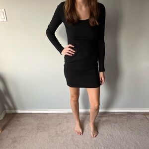 Wild Fable Black Long Sleeve Dress